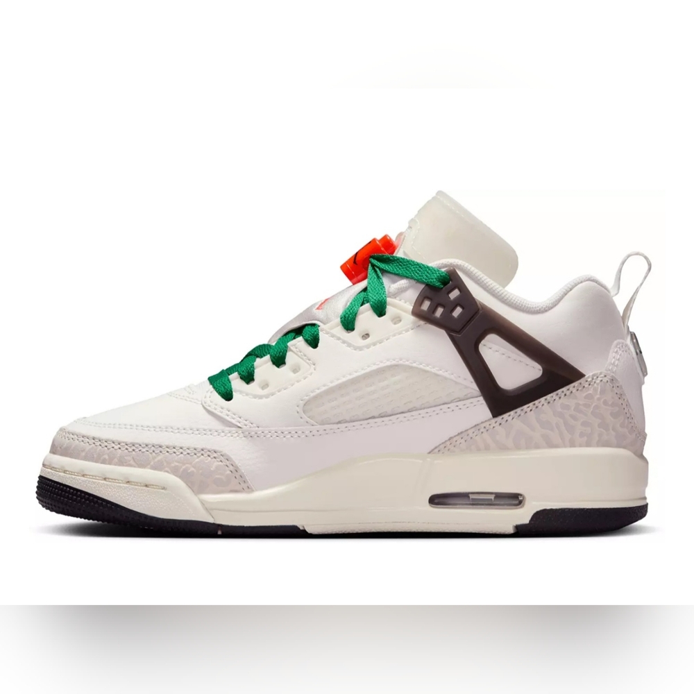 NIKE Jordan Colab W/Spike Lee- Jordan Spizike - Sail/Black/Pine/Orange 6.5Y- W8 - Picture 6 of 11